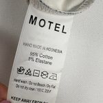 Motel Rocks Zoven Trousers Dragon Rope White High Waist 32" Inseam Size M Photo 8