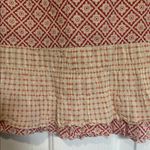 American Eagle  Outfitters Red and Cream A-Line Skirt Photo 2