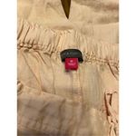 Vince Camuto  Women's Peach Linen Tie Front Wide Leg Pants Size 1X Pockets Photo 4
