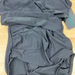 Aqua Green  Women's Black Mesh Insert One Piece Swimsuit - Size Small - NWT Photo 3