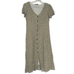 Dress Forum Dress Forum Urban Outfitters Button-Front Midi Dress ditzy floral women's small Photo 1