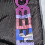 Reebok Black Shoulder Gym Bag~Drawstring~Colorful Graphic Logo~Large~20X14X6 Photo 3