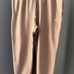 Nike Women’s Tan High Rise Sweatpant Joggers Size Large Photo 0