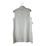 Michael Stars  Dress Women‎ Medium White Eyelet Sleeveless Shirt Dress Vest NWT Photo 1