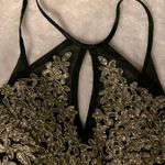 My Michelle Gold And Black Prom Dress Photo 2