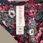 Xhilaration  Purple Floral Fit & Flare Dress Women’s M Sleeveless Casual Sundress Photo 5