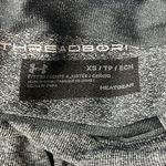 Under Armour  X-Small Threadborne Fitted Top Heat Gear Cowl Neck Gray Womens Photo 7