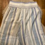 Saks 5th Avenue Saks Fifth Avenue Pants Size Small Striped Blue White Pockets Womens Flowy Wide Photo 7