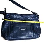 Stone & Co Black Black Distressed Leather Shoulder Bag Photo 8