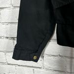 Miss London  Black Women's Hooded Jacket Size S Moto Photo 5