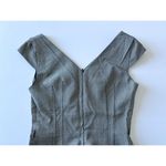 Michael Kors dress size 6 black white grey houndstooth suit virgin wool Photo 7