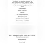 Banana Republic  black linen blend Wide-Leg Pants. Size Medium. NWT. Photo 4