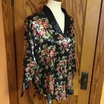 Vintage Women’s Smoking Jacket | Satin Lounge Jacket | Classic Retro Eveningwear Red Photo 4