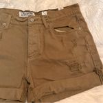 Lucky Brand NWOT  Boyfriend Shorts - Distressed - Khaki - Size 8/28 Photo 2