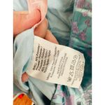 SAU LEE Blue Floral Jacquard Floral Satin Long Sleeve Jen Midi Dress sz US 8 Photo 11