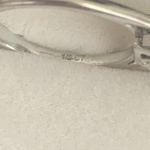 14k WG Princess Cut Ring With Half Carat Diamonds Photo 6