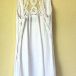 Cynthia Rowley White Linen Lace Back Sleeveless Dress 6 Photo 5