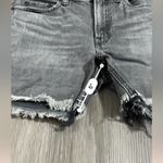 Everlane Gray Charcoal Wash Raw Hem Mid Rise Denim Jean Shorts Size 27 Photo 8