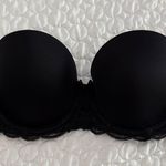 Victoria's Secret women size 32D Elegant Black Strapless Bra never used Photo 0