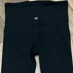 GAPFIT Maternity Black High-Rise Cropped Leggings XS | Athleisure Goth Moto Photo 7