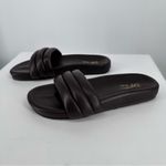 Seychelles  Low Key Slide Sandal size 6 Dark Brown Slip On Tubular Round Toe Photo 3