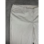 Chico's  Women's 4R US 20 Beige Striped Classic‎ Fit Pants Career Casual Photo 5