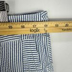 L.L.Bean Bermuda Shorts Womens 14 Blue Patchwork Seersucker Favorite Fit Preppy Photo 1