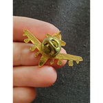 VTG Nebraska Strategic Air Command Omaha Plane Lions Club Pin 38 Red Blue Photo 5