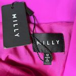 Milly  Ally Fuschia Cady Off shoulder Dress Pink SZ 12 Bodycon Cocktail Formal Photo 11