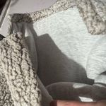 Thread + Supply Sherpa Color Block Quarter Zip Sweater Oversized XS Gray Photo 5