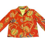 Vintage‎ Painted Pony Blazer Jacket XS Jungle Monkey Red Green Made In USA Photo 0