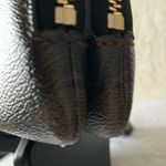 Coach :Dark Brown (C5576) Coated Canvas Signature Double Zip Wristlet-Gold tone Photo 6