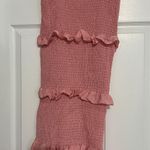 Amazon Ruffle Pink Midi Dress XS Photo 1