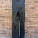Flying Tomato  Women’s Faux Leather Wide Leg Black Pants Size Medium New Photo 8