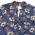Kut From The Kloth  NWT Sinclaire Floral Print Sheer Button Down Blouse Large Photo 2