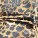 Briggs New York Briggs 10P Brown Black Leopard Mini Skirt Petite Photo 3