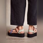 Teva  Free people platform water Sandals 9 summersalt pastel NEW Photo 2