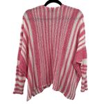 Wooden Ships  Beachcomber Top Cotton Pink‎ White Pullover Open Knit XS Sweater Photo 3