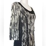 Picadilly Fashion Gothic Witchy Midi Dress Black White Layered Womens Size XS Photo 3