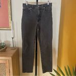 Madewell  Perfect Vintage Jeans Charcoal Gray Black Lunar Wash Denim Size 27 (4) Photo 2