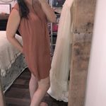 Flawless  rust color slip on boho dress with pockets size small Photo 2