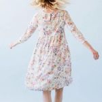 SONNET JAMES The Poppy Watercolor Floral Dress Size XS Photo 2