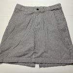 Brandy Melville  One Size Navy White Striped Casual Mini Skirt With Pockets Photo 0