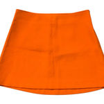 ZARA •  a line mini skirt orange small Photo 0
