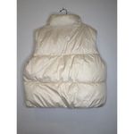 Old Navy  Cream Quilted Puffer Vest Zip Up NWT Sz XL Women’s Water Resistant Photo 4