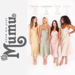 Show Me Your Mumu Verona champagne luxe satin midi dress NEW XS Photo 4