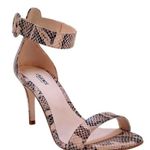 L'Agence $495 NEW REVOLVE SNAKESKIN EMBOSSED STILETTO HEELS EU 40 US 9.5 Photo 0