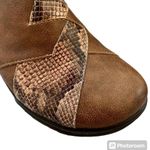Rialto  | Mixed Media Snake Skin Veva Comfort Shoes Size 9 Leather Blend Clogs Photo 1