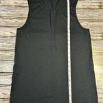 Zyia  Ripped Black Sleeveless Tank Top Photo 3