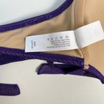 Elle NWT  Bikini Set Purple Gold Beaded Tassels Swimwear Size B85/XL Photo 9